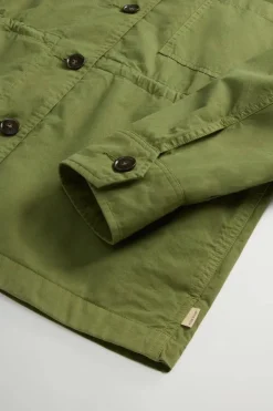 GABARDINE OVERSHIRT CYPRESS WOOLRICH