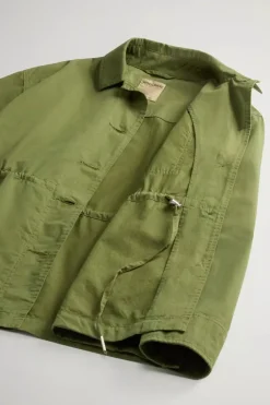 GABARDINE OVERSHIRT CYPRESS WOOLRICH