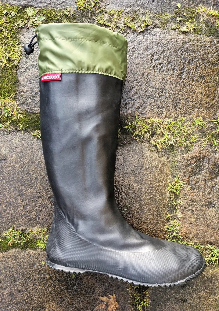 GALOSCE POCKET - PACKABLE WATERPROOF BOOTS NERO