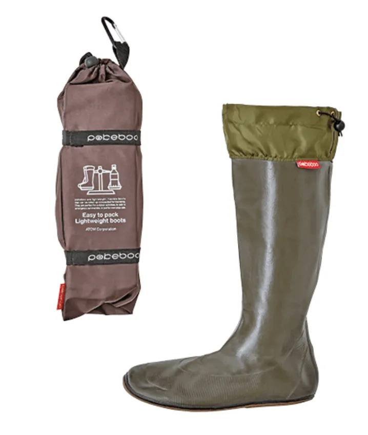 GALOSCE POCKET - PACKABLE WATERPROOF BOOTS NERO