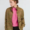 GIACCA DEL CAMALLO HARRIS TWEED HARRINGBONE OLIO
