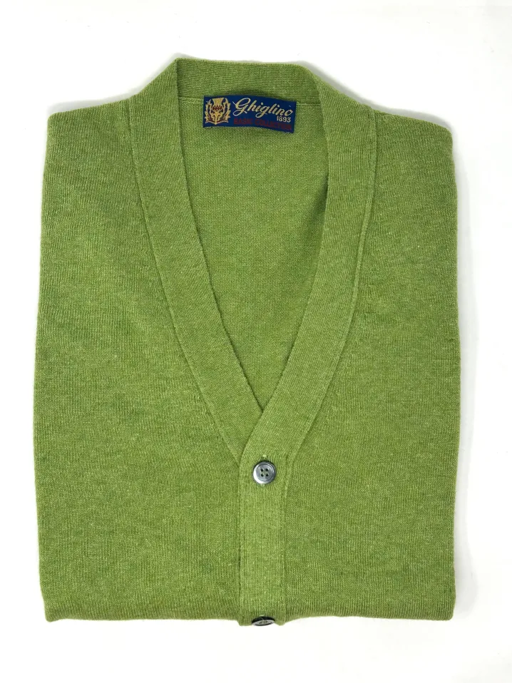 GILET LANA E CASHMERE GHIGLINO BASIC
