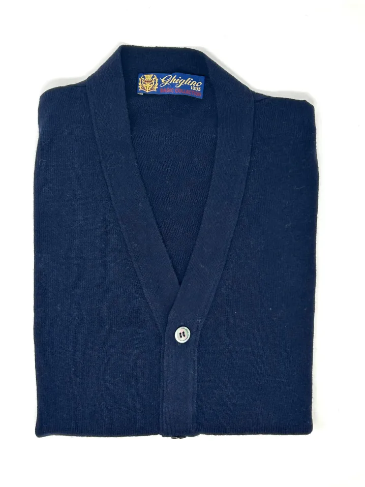 GILET LANA E CASHMERE GHIGLINO BASIC