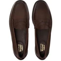LARSON SOFT PENNY LOAFERS CIOCCOLATO G.H.BASS WEEJUNS