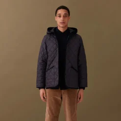 LAVENHAM CRAYDON JACKET NAVY BLU