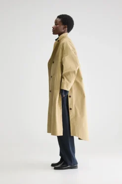 LONG TRENCH OVERSIZE BEIGE