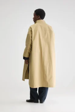 LONG TRENCH OVERSIZE BEIGE