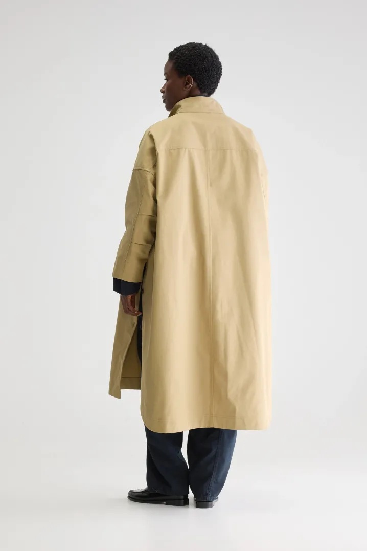 LONG TRENCH OVERSIZE BEIGE