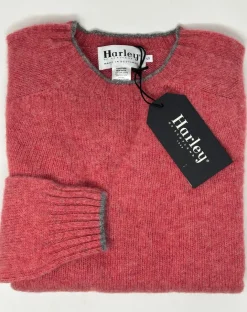 MAGLIONE GIROCOLLO HARLEY OF SCOTLAND CON BORDINO
