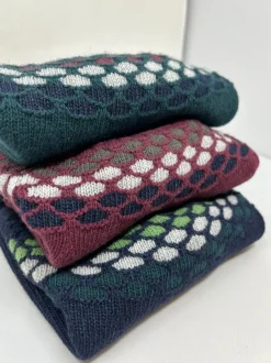 MAGLIONE GIROCOLLO POIS FIRE ISLE VERDE