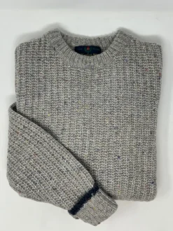 MAGLIONE “JOHN” GIROCOLLO COSTA INGLESE MOULINE'