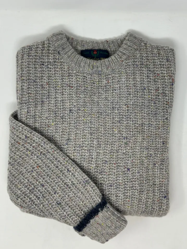 MAGLIONE “JOHN” GIROCOLLO COSTA INGLESE MOULINE'