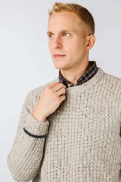 MAGLIONE “JOHN” GIROCOLLO COSTA INGLESE MOULINE'