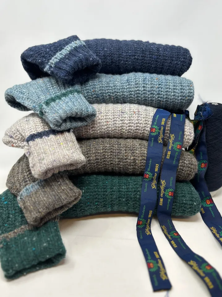 MAGLIONE “JOHN” GIROCOLLO COSTA INGLESE MOULINE'