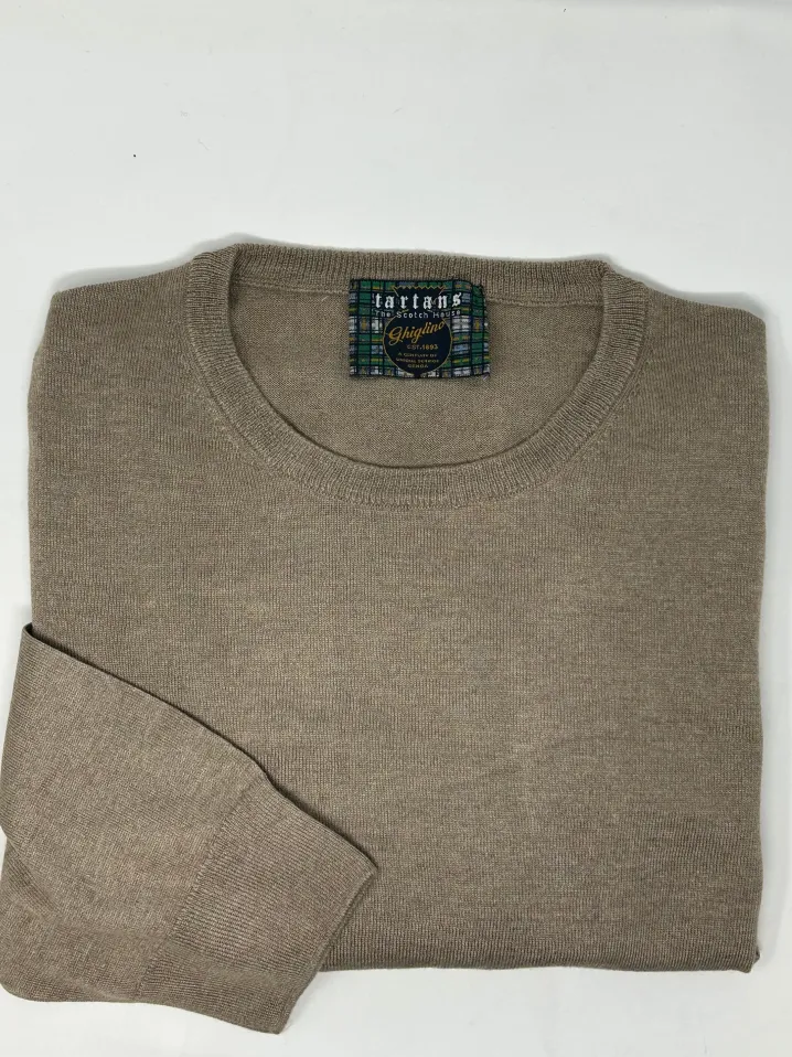 MAGLIONE "4 SEASON" GIROCOLLO SETA E CASHMERE