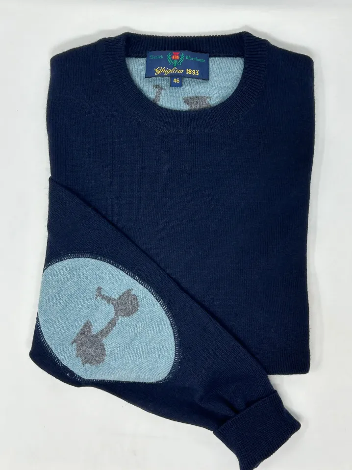 MAGLIONE "50 SPECIAL" GIROCOLLO TOPPA DISEGNO VESPA