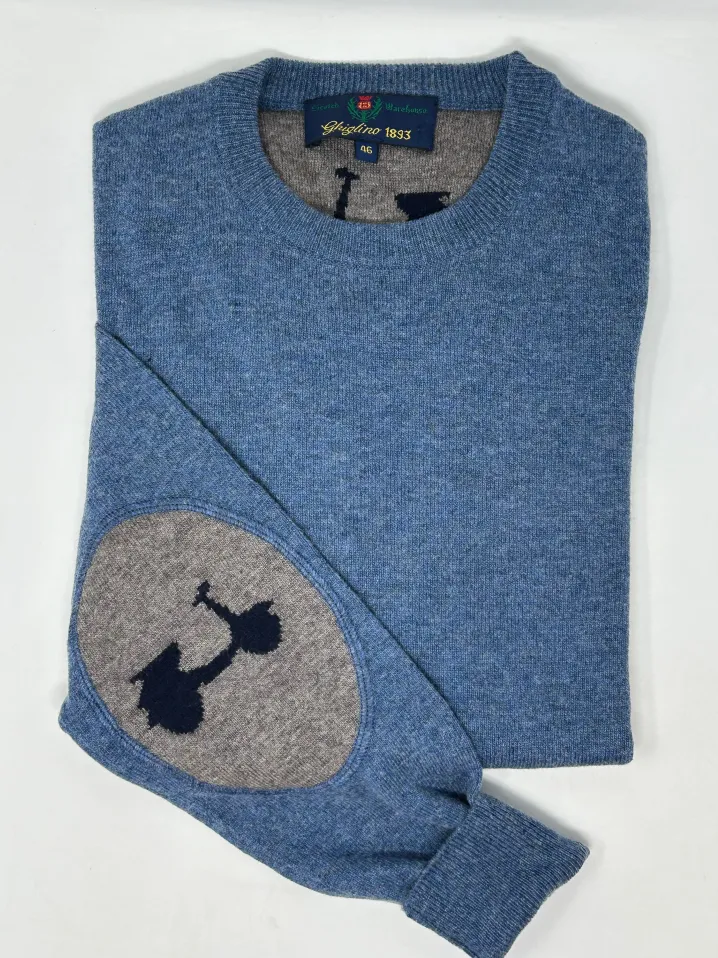 MAGLIONE "50 SPECIAL" GIROCOLLO TOPPA DISEGNO VESPA