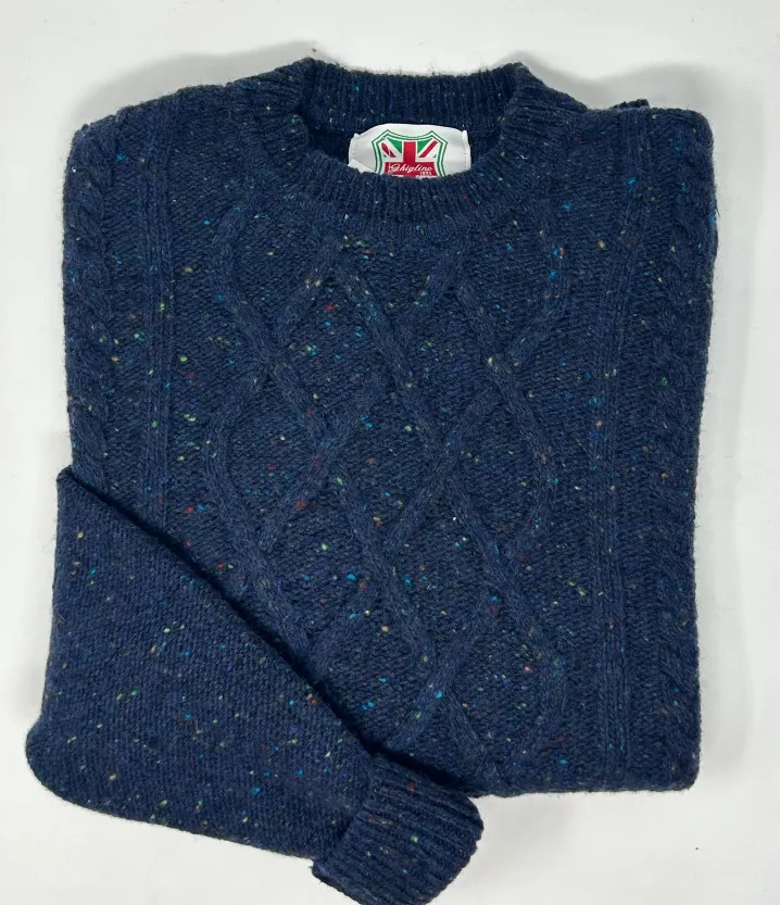 MAGLIONE "FRED" ARAN TWEED