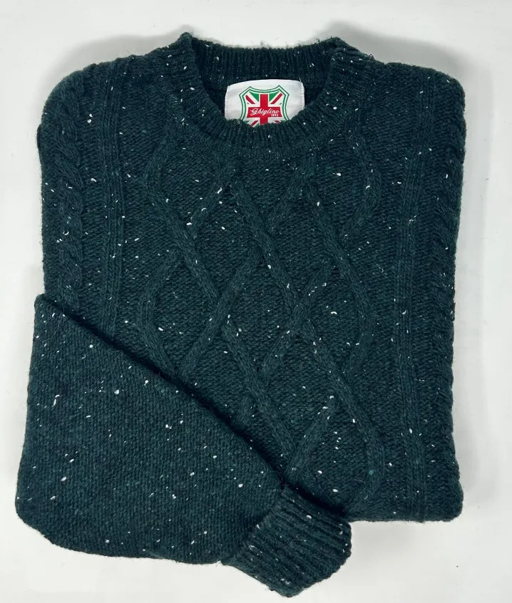 MAGLIONE "FRED" ARAN TWEED