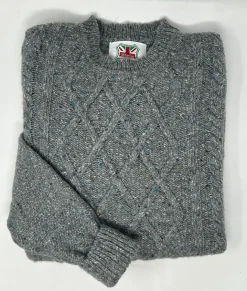 MAGLIONE "FRED" ARAN TWEED