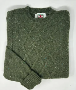 MAGLIONE "FRED" ARAN TWEED