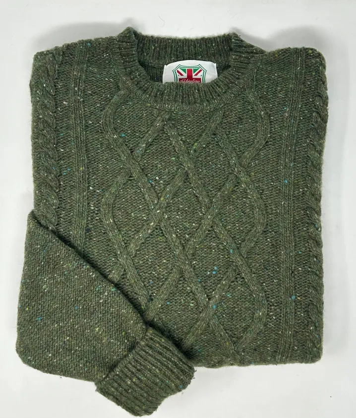 MAGLIONE "FRED" ARAN TWEED