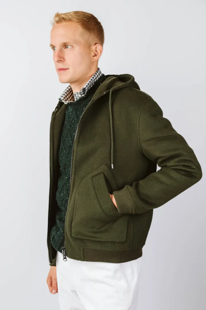 MAGLIONE "FRED" ARAN TWEED
