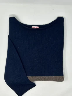 MAGLIONE "SILVIA" OVER SCATOLETTA BICOLOR