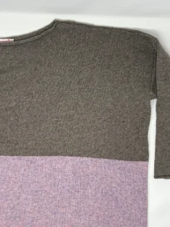 MAGLIONE "SILVIA" OVER SCATOLETTA BICOLOR