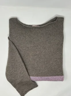 MAGLIONE "SILVIA" OVER SCATOLETTA BICOLOR