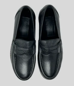 MOCASSINO PENNY ECOFUR INTERNA NERO GHIGLINO