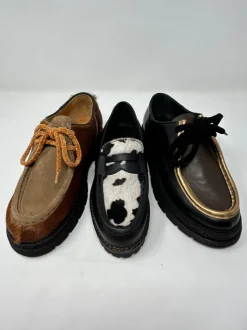 MOCASSINO STRINGATO CAVALLINO BROWN GHIGLINO