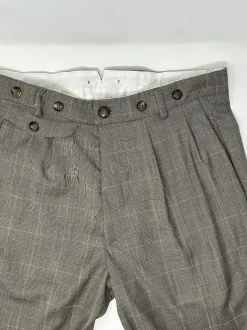 PANTALONE "HENRY" PRINCIPE DI GALLES BEIGE