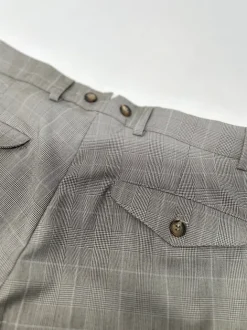 PANTALONE "HENRY" PRINCIPE DI GALLES BEIGE