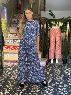 PANTALONI “PILAR” STAMPA OSAKA