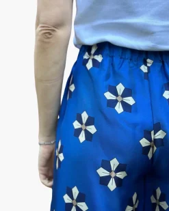 PANTALONI THEA SETA FLOWERS