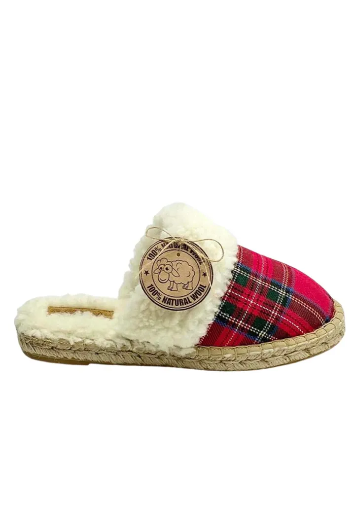 PANTOFOLE DOLLY TARTAN