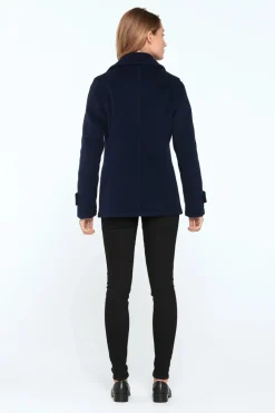 PEACOAT BRETONE BLU NAVY LONDON TRADITION