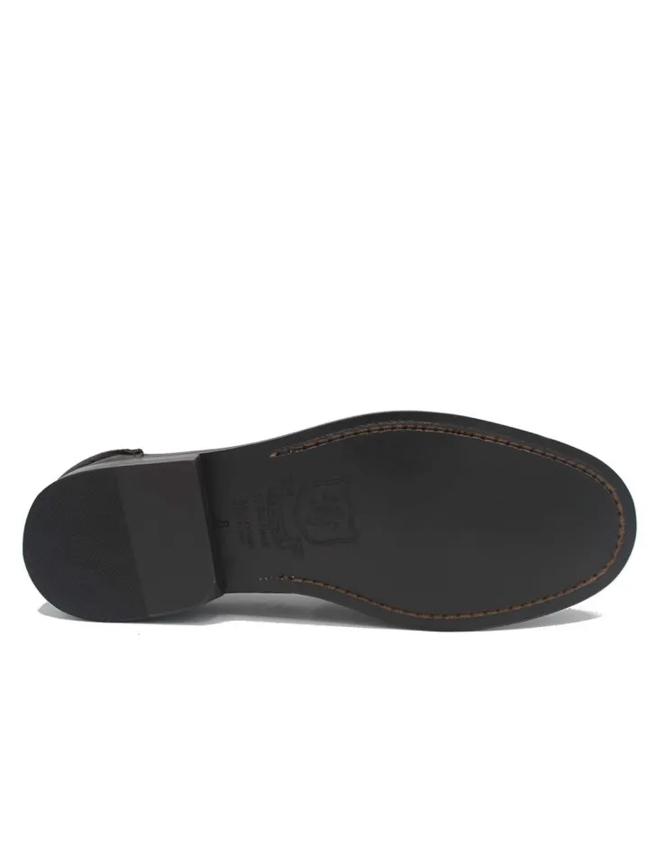 PENNY LOAFER PELLE MARRONE SAXONE OF SCOTLAND
