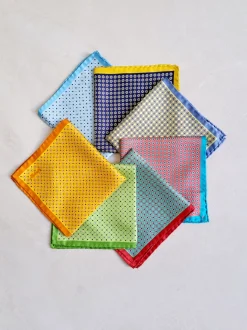 POCHETTE SETA MOTIVO MICRO FANTASIA