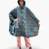 RAIN PONCHO TARTAN BLACK WATCH