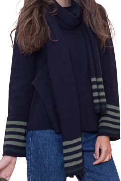 SCIARPA FONDO RIGHE