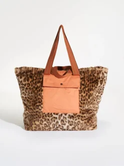 SHOPPER ECO FUR LEOPARD PRINT