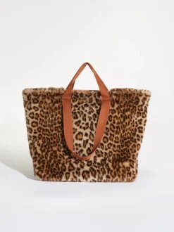 SHOPPER ECO FUR LEOPARD PRINT