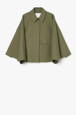 TRENCH MODULARE A CAPPA GABARDINA MILITARE OOFWEAR