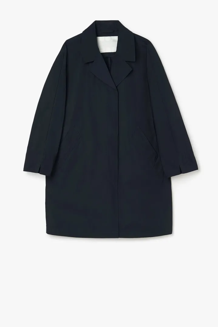 TRENCH NYLON MEMORY BLU NOTTE OOFWEAR