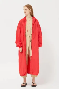 TRENCH TECNICO ROSSO