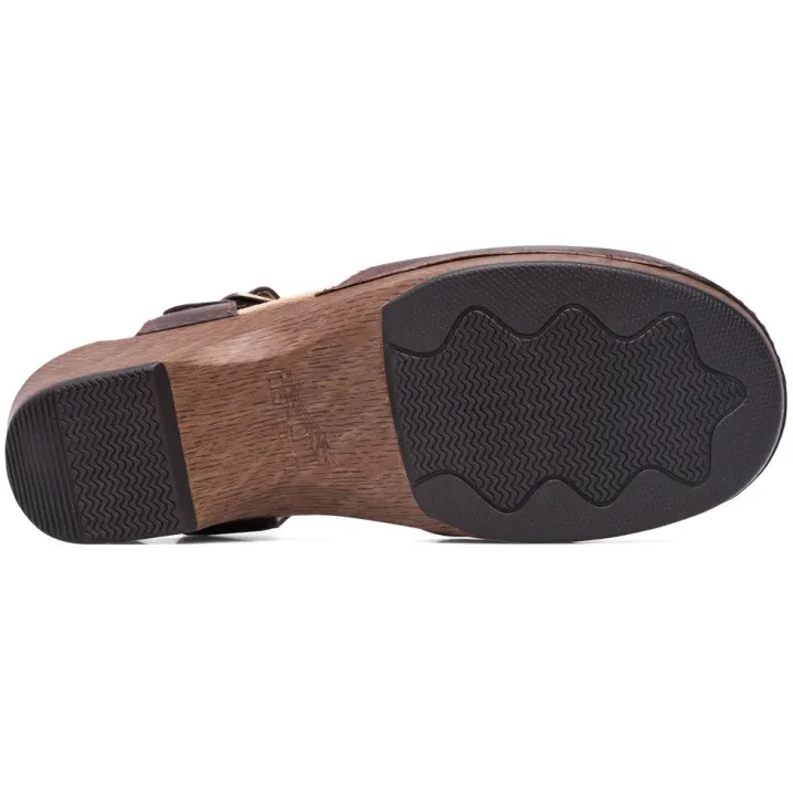 ZOCCOLO SAM TEAK PULL UP CUOIO DANSKO